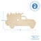 Christmas Pickup Truck Cutout, 12" DIY Wood Christmas Crafts/Decor | Woodpeckers